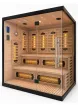 Sauna Infrarossi 4 Posti: Quarzo, Magnesio e Bluetooth Più Relax®