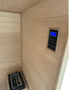 Sauna Finlandese da Esterno con Vetrata Panoramica I Più Relax®
