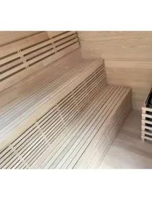 Sauna Finlandese da Esterno con Vetrata Panoramica I Più Relax®