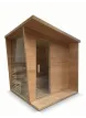 Sauna Finlandese da Esterno con Vetrata Panoramica I Più Relax®
