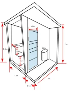 Sauna Finlandese da Esterno con Vetrata Panoramica I Più Relax®