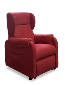 poltrona relax elettrica con 4 ruote kit roller larghezza 65 cm