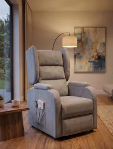 Poltrona Relax 2 Motori Alzapersona Bergère - Dispositivo Medico Classe 1