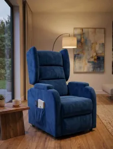 Poltrona Relax 2 Motori Alzapersona Bergère - Dispositivo Medico Classe 1