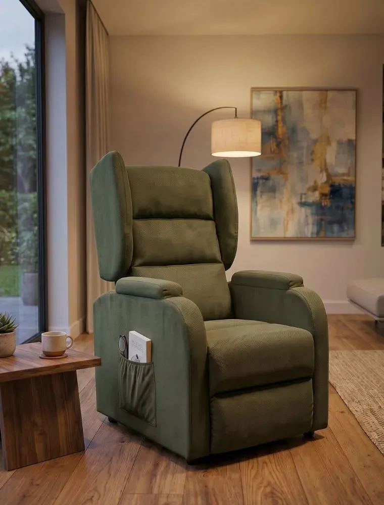 Poltrona Relax 2 Motori Alzapersona Bergère - Dispositivo Medico Classe 1