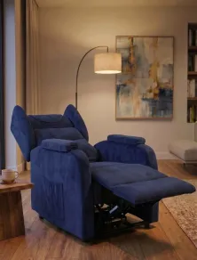 Poltrona Relax 2 Motori Alzapersona Bergère - Dispositivo Medico Classe 1
