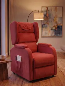 Poltrona Relax 2 Motori Alzapersona Bergère - Dispositivo Medico Classe 1