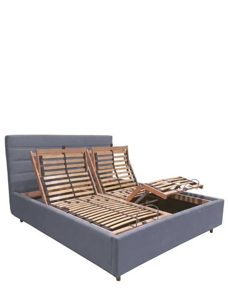 Letto Matrimoniale Contenitore con Rete Motorizzata | Più Relax®