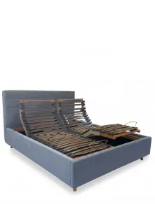 Letto Matrimoniale Contenitore con Rete Motorizzata | Più Relax®