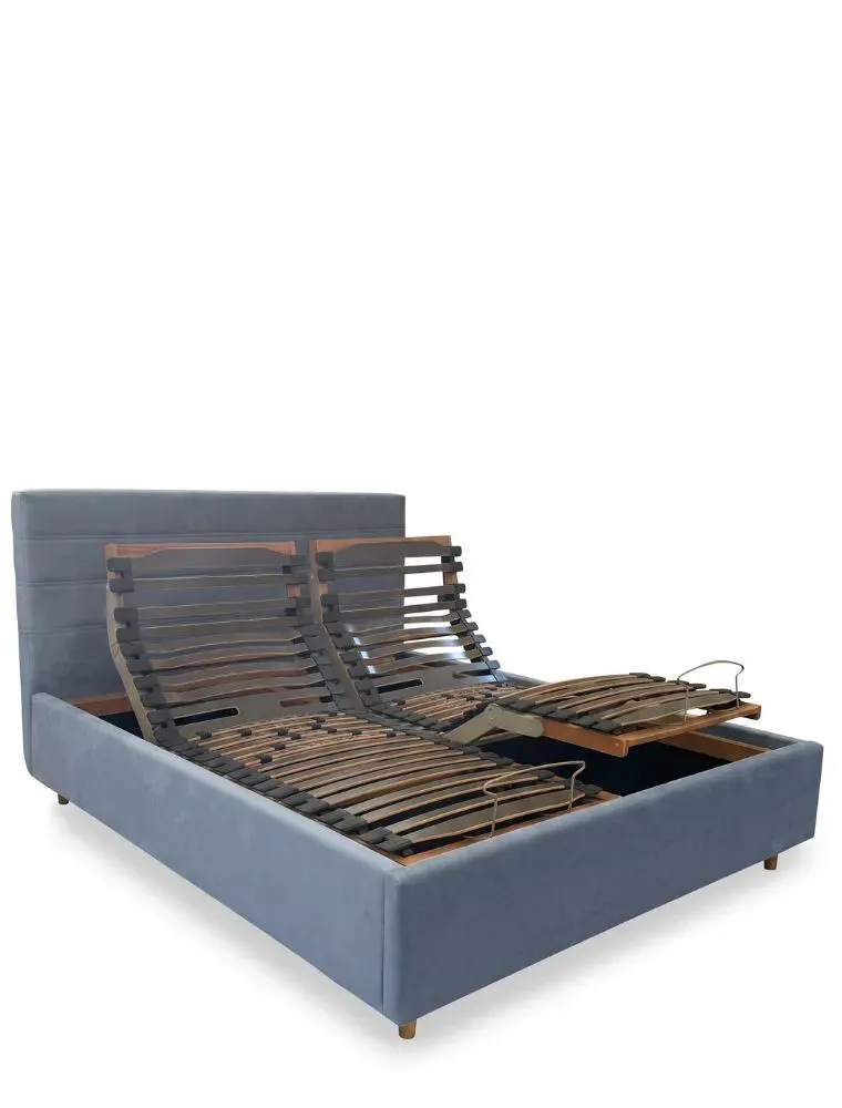 Letto Matrimoniale Contenitore con Rete Motorizzata | Più Relax®