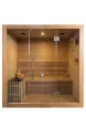 Sauna Finlandese Tradizionale 4 Posti | Con Cielo Stellato Audio Bluetooth