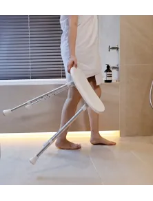 Sgabello da Doccia Girevole per Anziani e Disabili | Più Relax®