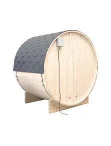 SAUNA FINLANDESE 3 POSTI DA ESTERNO A BOTTE