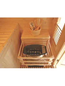 SAUNA FINLANDESE 3 POSTI DA ESTERNO A BOTTE