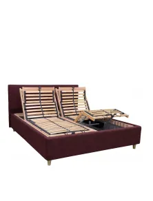 letto matrimonale contenitore con rete motorizzata elettrica