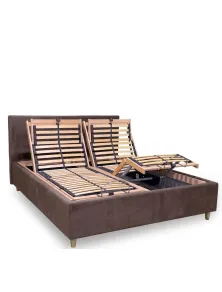 letto matrimonale contenitore con rete motorizzata elettrica
