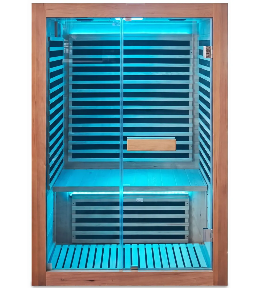 Sauna Infrarossi 2 Posti Carbonio | Bluetooth e Cromoterapia | Più Relax®
