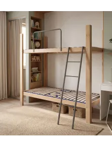 Letto a Castello in Faggio con Reti Incluse | Salvaspazio 100% Made in Italy