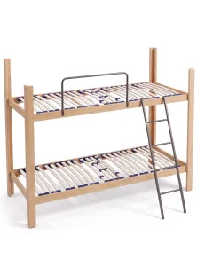 Letto a Castello in Faggio con Reti Incluse | Salvaspazio 100% Made in Italy