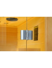 Sauna infrarossi 2 posti radiatori carbonio cromoterapia full optional