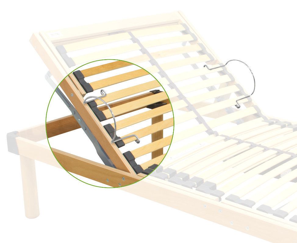 Ferma Materassi Laterali Universali - 2 Pezzi Per Reti Snodabili Elettriche O Manuali - Foto 5
