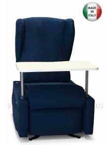 poltrona relax per anziani E disabili braccioli removibili kit roller