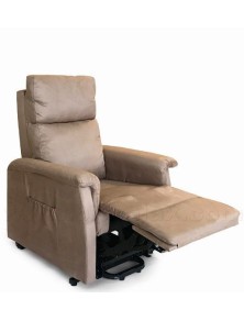 POLTRONA RELAX ELETTRICA PER ANZIANI E DISABILI ALZA PERSONA RECLINABILE 2 MOTORI