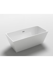 Vasca da bagno freestanding in acrilico rinforzato misure 160x80 cm altezza 60 cm.