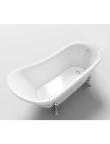 VASCA DA BAGNO FREESTANDING 160 X 72 PIEDI ZAMPA DI LEONE 