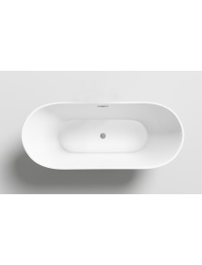 Vasca da bagno freestanding in acrilico rinforzato, disponibile in 3 formati diversi.