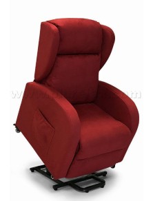 poltrona relax con vibromassaggio elettrica a 1 motore alzapersona
