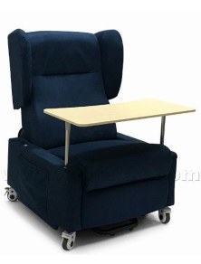 poltrona disabili elettrica alza persona 4 ruote braccioli estraibili