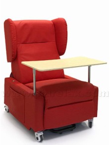poltrona disabili elettrica alza persona 4 ruote braccioli estraibili