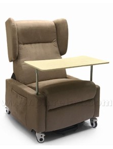 poltrona disabili elettrica alza persona 4 ruote braccioli estraibili
