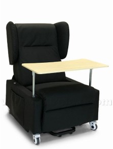 poltrona disabili elettrica alza persona 4 ruote braccioli estraibili