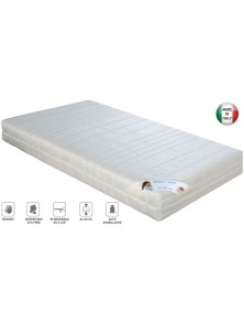 RETE ELETTRICA DOGHE IN LEGNO MOTORIZZATA CON MATERASSO MEMORY 90x190