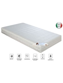 RETE ELETTRICA MOTORIZZATA A DOGHE IN LEGNO RINFORZATA PESO MASSIMO 200 KG CON MATERASSO IN MEMORY SFODERABILE