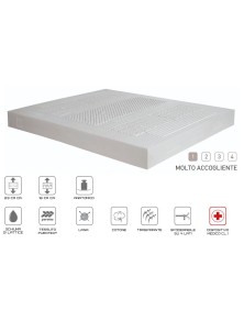 materasso in lattice lato estivo e lato invernale sfoderabile