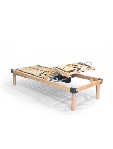 RETE MOTORIZZATA A DOGHE IN LEGNO 80X190X35