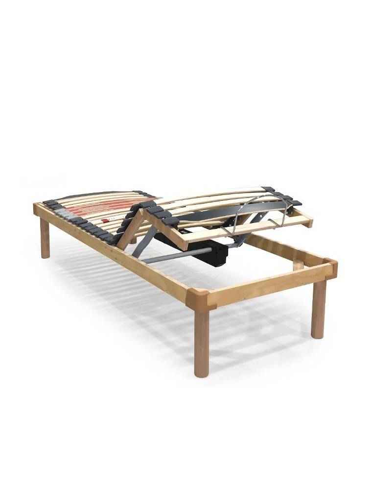 Rete elettrica motorizzata doghe in legno ammortizzate