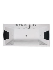 VASCA DA BAGNO IDROMASSAGGIO CON CROMOTERAPIA E RADIO