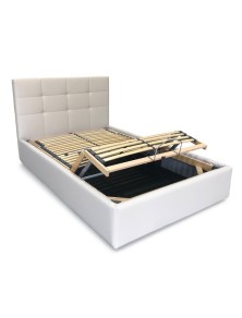 letto contenitore una piazza e mezza con rete motorizata elettrica