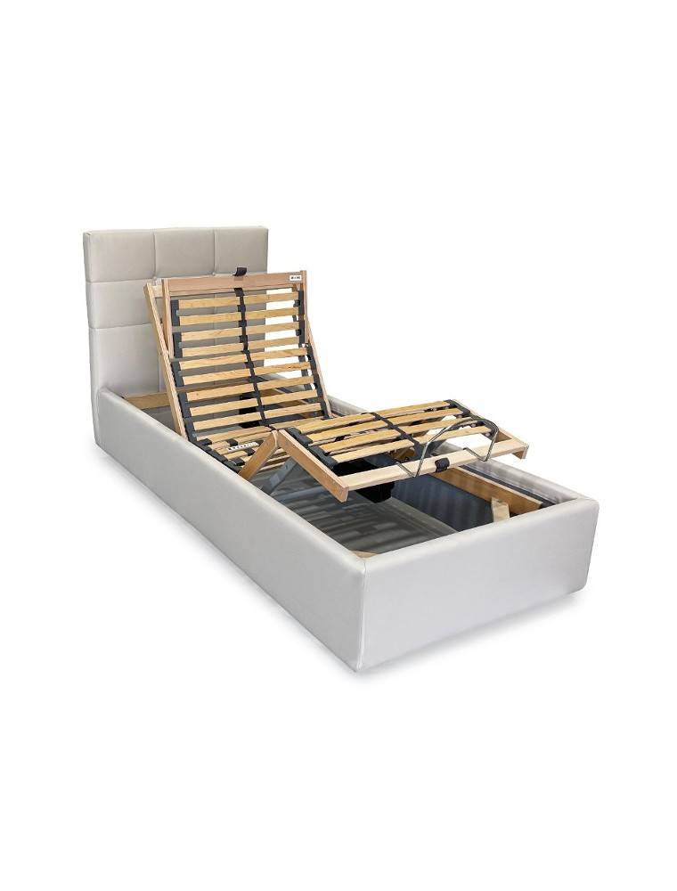 letto imbottito elettrico motorizzato