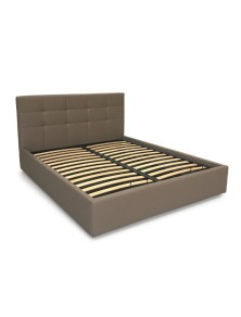 LETTO MATRIMONIALE CONTENITORE CON MATERASSO ORTOPEDICO IN MEMORY VITAMINIC RIVESTIMENTO FIBRA D'ARGENTO SFODERABILE