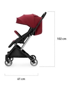 passeggino con copri gambe e capottina impermeabile con parapioggia