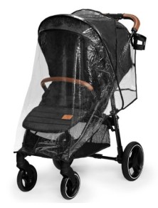 passeggino regolabile con sospensione a 4 ruote con sacco gambe, parapioggia e portabicchiere