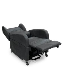poltrona disabili elettrica alza persona 4 ruote braccioli estraibili