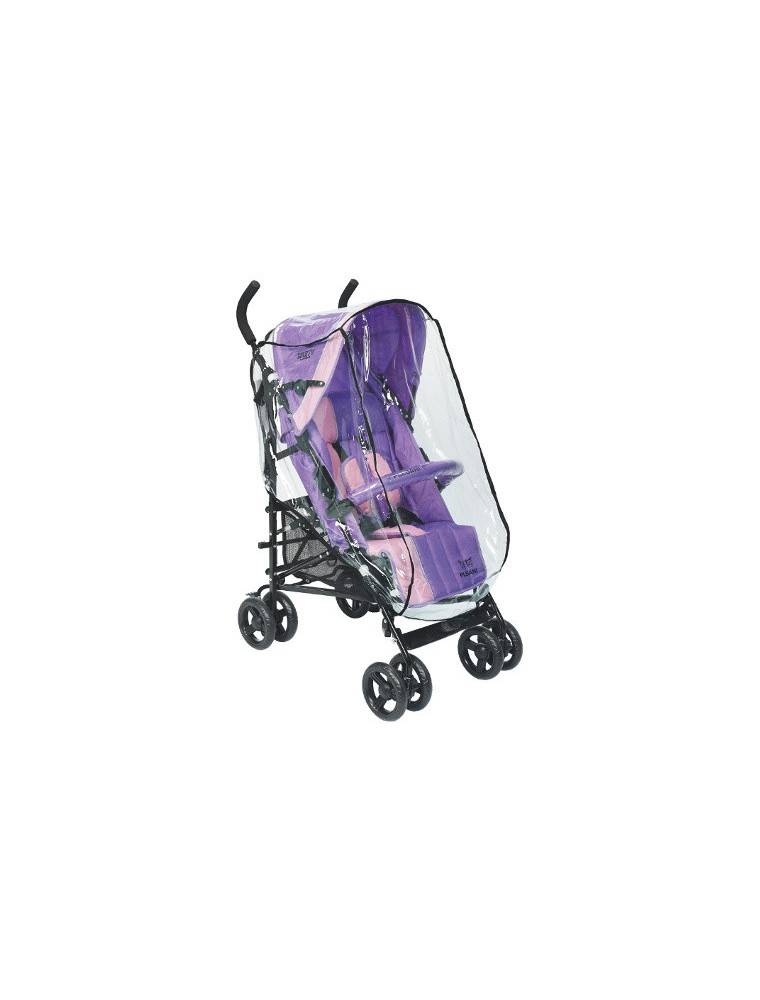 PARAPIOGGIA INTEGRALE IN PVC ADATTABILE AL PASSEGGINO MODELLO CARTY