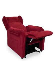 poltrona relax elettrica con 4 ruote kit roller larghezza 65 cm