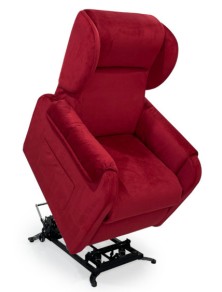 poltrona relax elettrica con 4 ruote kit roller larghezza 65 cm